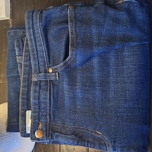 Eileen Fisher Dark Blue Straight Leg Jeans